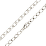 4.8mm Silver Chain 18"