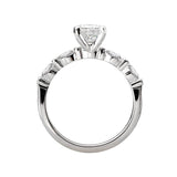 14K White Gold Classic Semi-Mount Diamond Engagement Ring