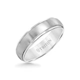 Titanium Carved Wedding Band
