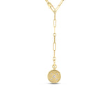18K Yellow Gold Venetian Princess Medallion Pendant