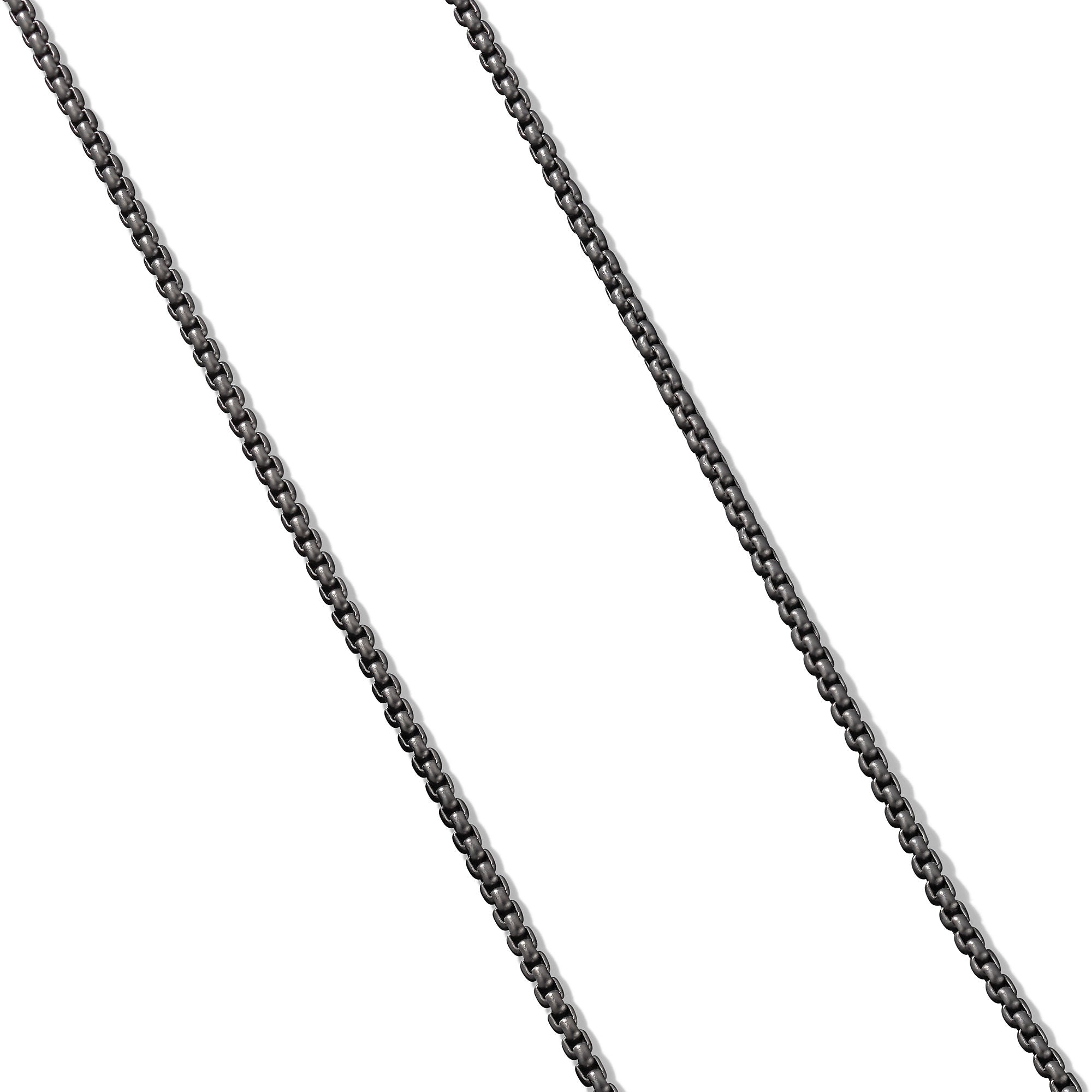 Box Chain Necklace in Stainless Steel, 2.7mm