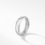 DY Classic Band Ring in 18K White Gold, 6mm