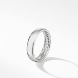 DY Classic Band Ring in 18K White Gold, 6mm