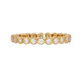 Bezel White Diamond Band