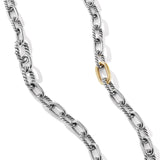 DY Madison® Chain Necklace in Sterling Silver with 18K Yellow Gold, 8.5mm