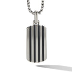 Beveled Tag in Sterling Silver, 35mm