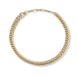 Sculpted Cable Necklace in 18K Yellow Gold, 8.5mm