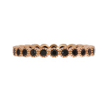 Bezel Black Diamond Band