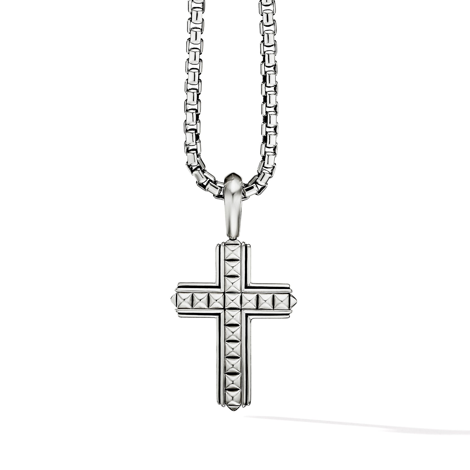 Pyramid Cross in Sterling Silver, 24mm