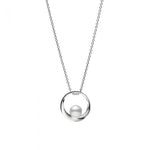 Akoya Cultured Pearl Circle Pendant