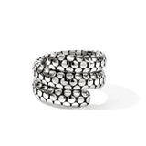 Sterling Silver Dot Coil Ring