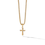 Roman Cross Amulet in 18K Yellow Gold, 19mm