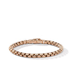Box Chain Bracelet in 18K Rose Gold, 5mm