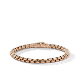 Box Chain Bracelet in 18K Rose Gold, 5mm