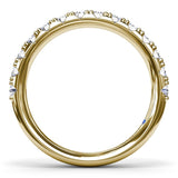 18K Yellow Gold Diamond Wedding Band