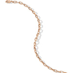 DY Madison® Chain Bracelet in 18K Rose Gold, 3mm