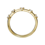 14K Yellow Gold Diamond Wedding Band