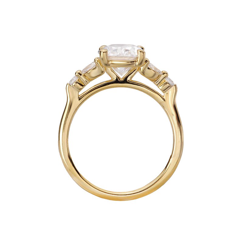 14K Yellow Gold Classic Semi-Mount Engagement Ring