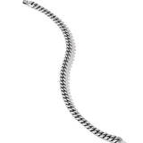 Curb Chain Bracelet in Sterling Silver, 6mm