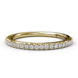 18K Yellow Gold Diamond Wedding Band
