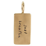 Just Breathe ID Tag