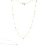 Diamonds By The Inch Yellow Gold Necklace
