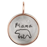Mama Bear Round Charm