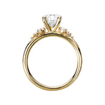 14K Yellow Gold Diamond Semi-Mount Engagement Ring