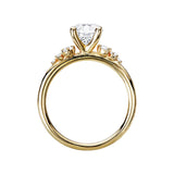 14K Yellow Gold Diamond Semi-Mount Engagement Ring