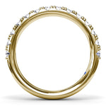 18K Yellow Gold Diamond Wedding Band