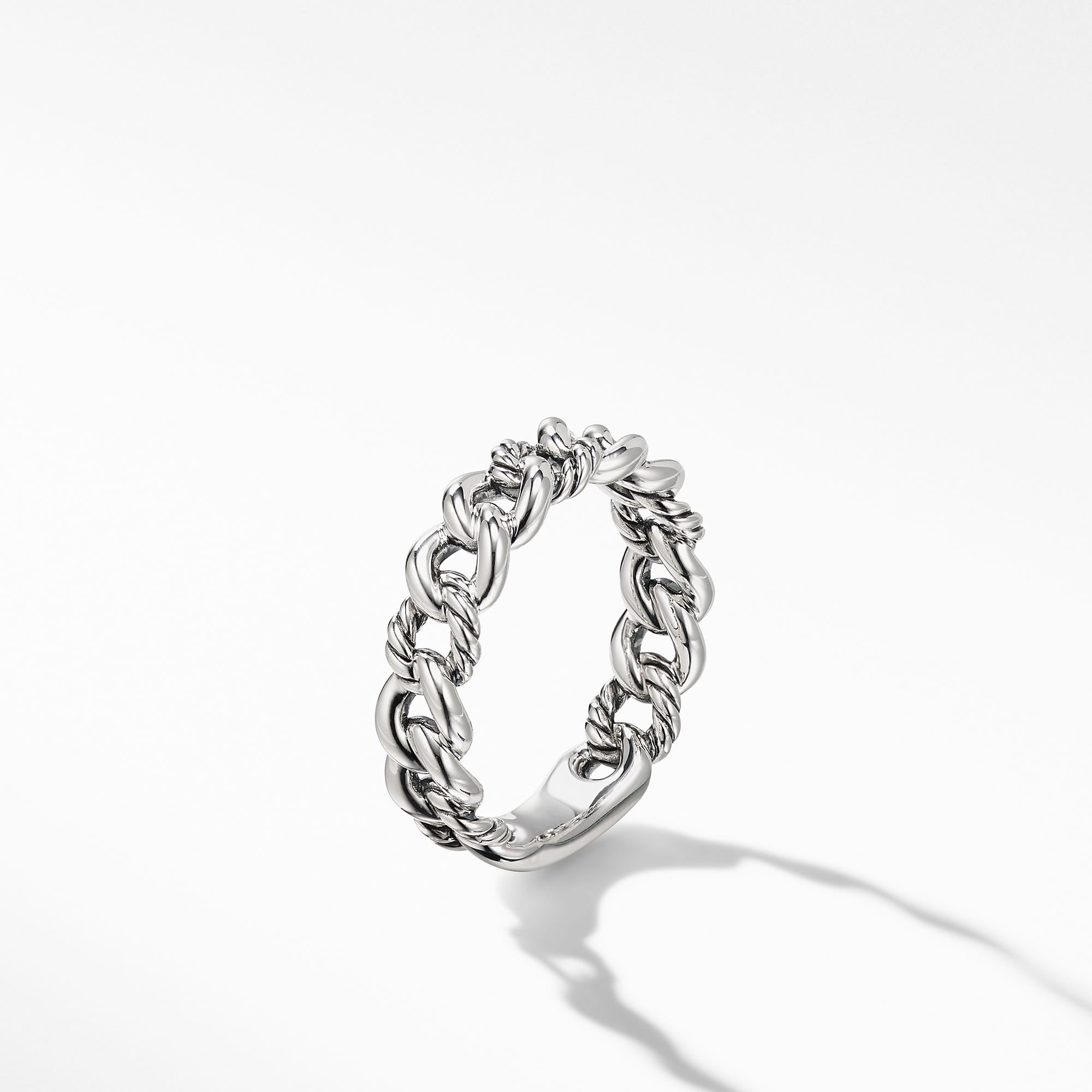 Belmont® Curb Link Band Ring in Sterling Silver, 5mm