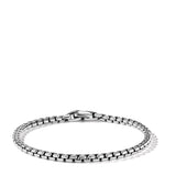Box Chain Bracelet in Sterling Silver, 4mm