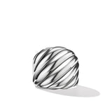 Sculpted Cable Ring in Sterling Silver, 21mm
