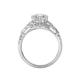 14K White Gold Semi-Mount Diamond Engagement Ring