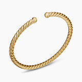 Cable Flex Bracelet in 18K Yellow Gold, 4mm