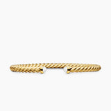 CABLESPIRA® FLEX BRACELET 18K Yellow Gold with Pearls, 4mm