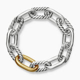 DY MADISON® CHAIN BRACELET Sterling Silver with 18K Yellow Gold, 13.5mm