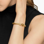 Buckle Cablespira® Bracelet in 18K Yellow Gold with Rubies and Diamonds, 7mm