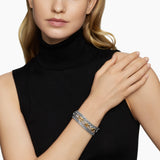 MULTI ROW CHAIN BRACELET Sterling Silver with 18K Yellow Gold, 29mm