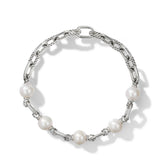 Madison Pearl Chain Bracelet in Sterling Silver