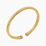 Modern Oval Cablespira® Bracelet in 18K Yellow Gold, 4.5mm