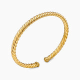 Modern Oval Cablespira® Bracelet in 18K Yellow Gold, 4.5mm