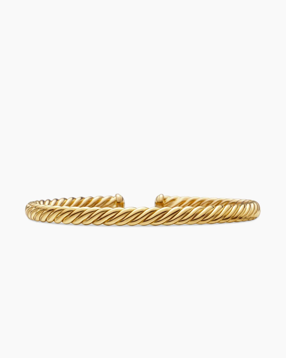 Modern Oval Cablespira® Bracelet in 18K Yellow Gold, 4.5mm
