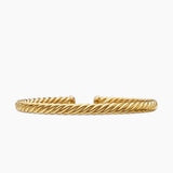 Modern Oval Cablespira® Bracelet in 18K Yellow Gold, 4.5mm