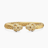 Renaissance® Cablespira Bracelet in 18K Yellow Gold with Diamonds, 9mm