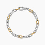 DY MADISON® CHAIN BRACELET Sterling Silver with 18K Yellow Gold, 5.5mm