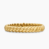 Sculpted Cable Bracelet in 18K Yellow Gold, 8.5mm
