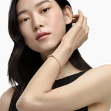 SCULPTED CABLE BANGLE BRACELET 18K Rose Gold, 4.6mm