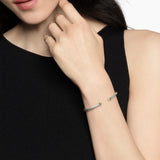 CABLE FLEX® BRACELET Sterling Silver with 14K Yellow Gold, 4mm