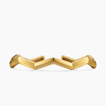 Zig Zag Stax Cuff Bracelet in 18K Yellow Gold, 5mm